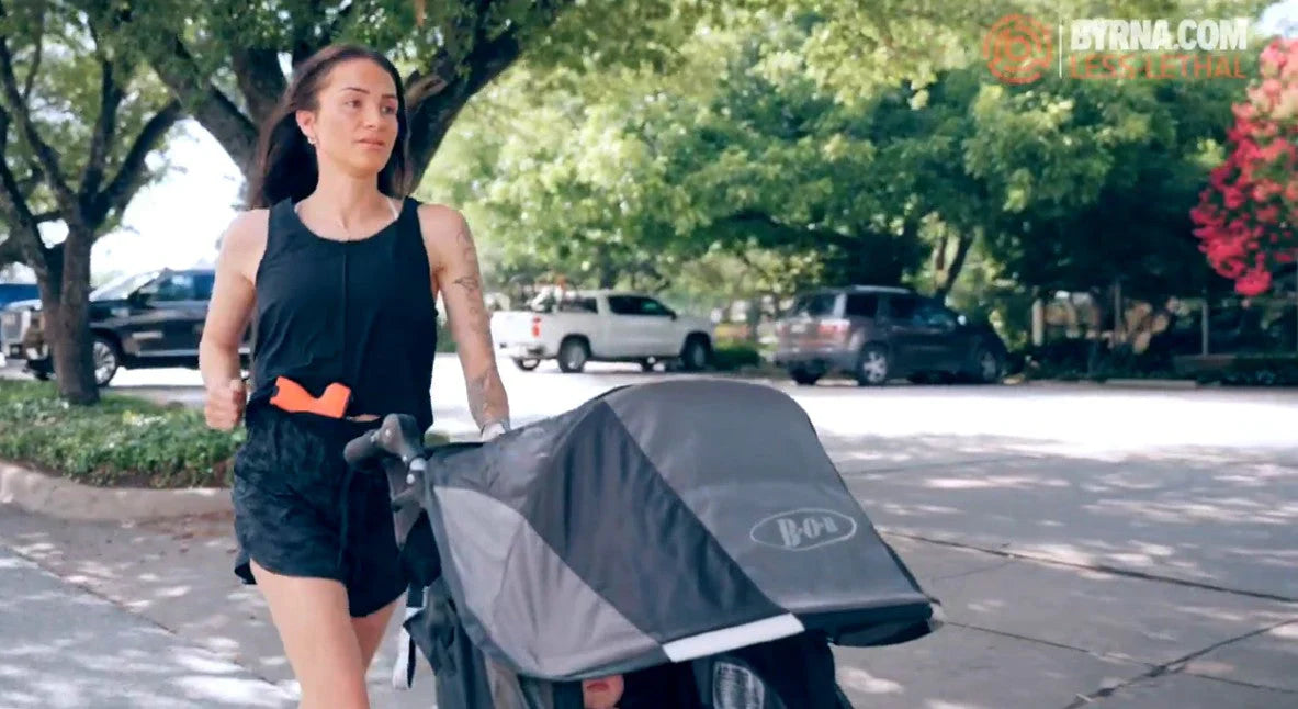 Amber Elle Talks Confidence in Motherhood by Staying Ready with Byrna