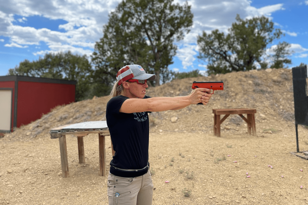 Olympic athlete Lanny Barnes recommends Byrna to self-defense students